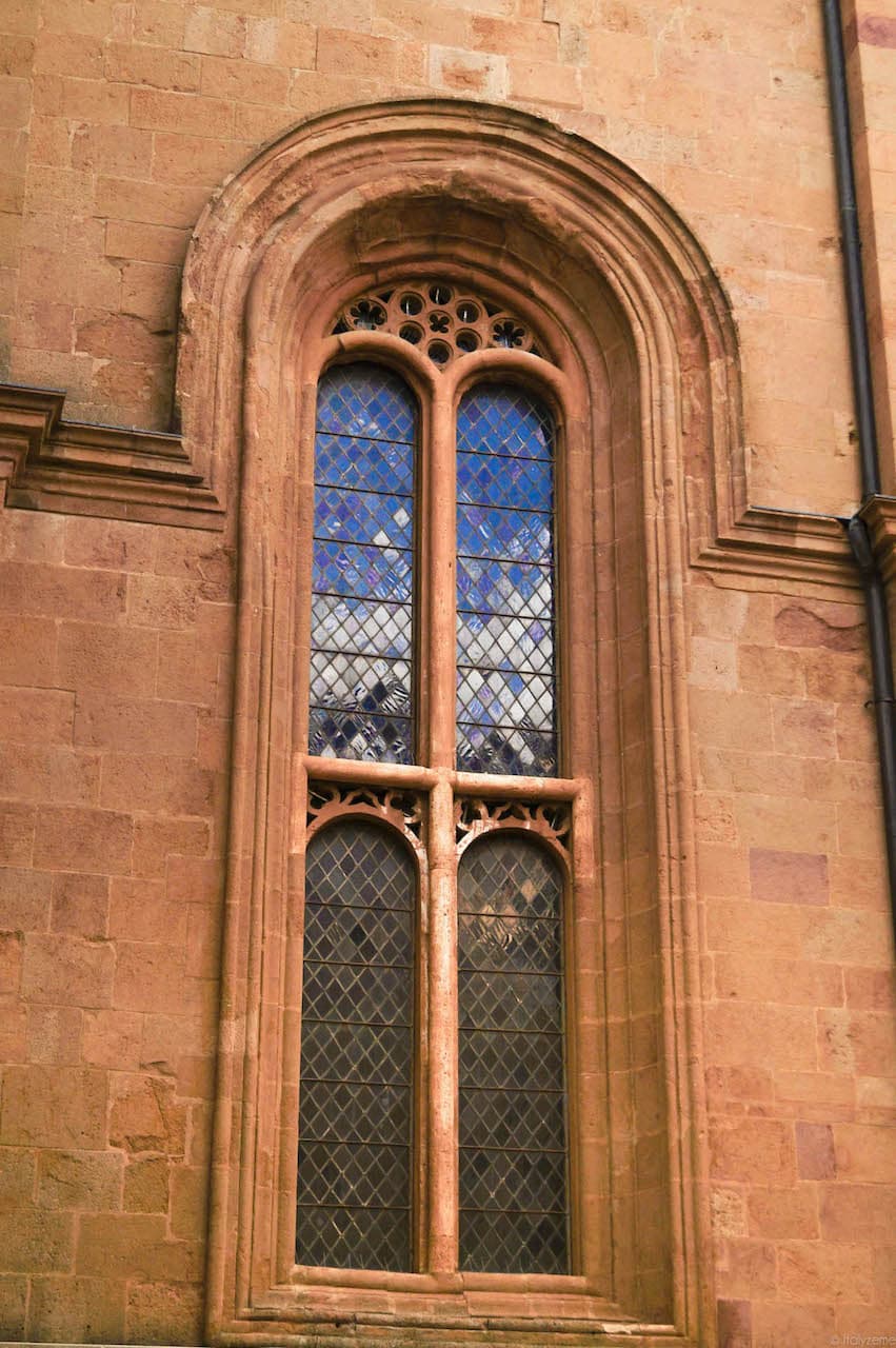 Finestra del Duomo di Pienza, lato sinistro