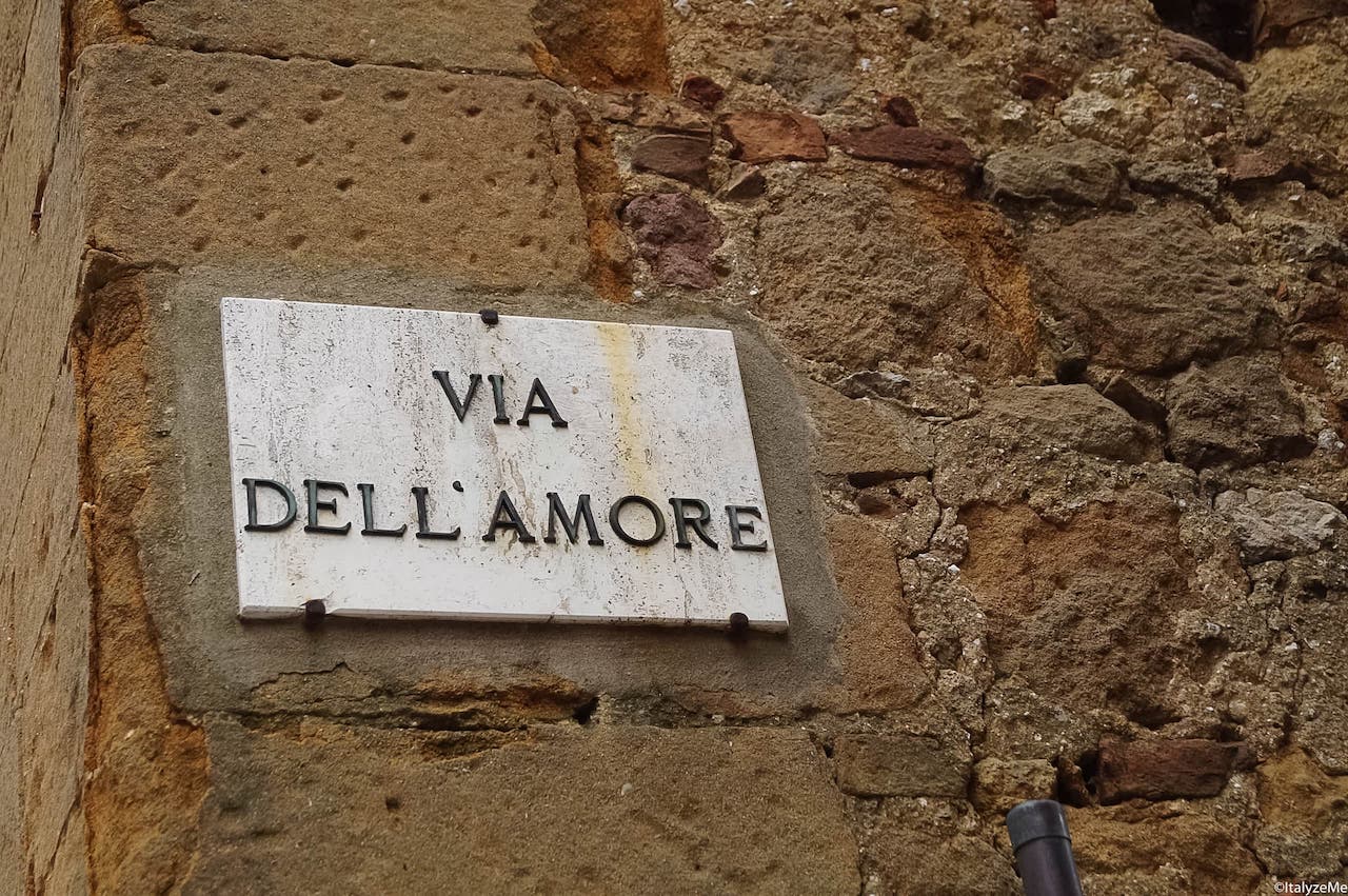 La via dell'Amore di Pienza: uno dei luoghi più romantici e suggestivi della Toscana